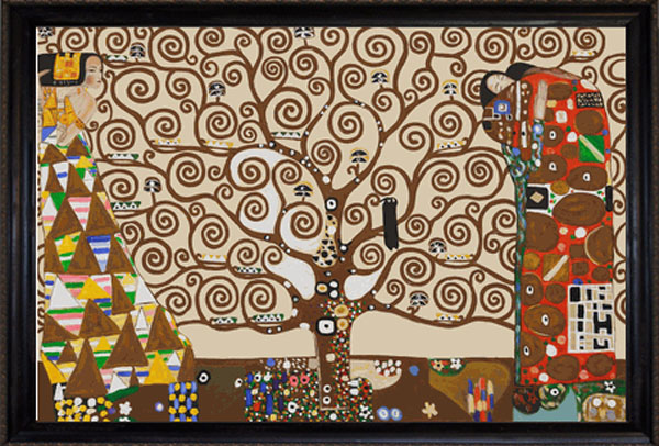 The Tree of Life, Stoclet Frieze, 1909 - Gustav Klimt Paintings